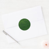 Sticker Rond Terre verte (Enveloppe)