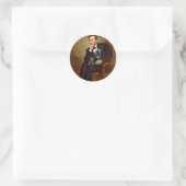 Sticker Rond Terrier écossais 3 - Lincoln (Sac)