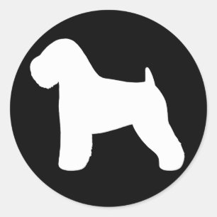 Sticker Rond Terrier irlandais à poil doux