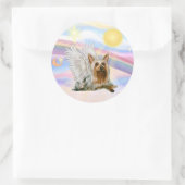 Sticker Rond Terrier Silky (Sac)
