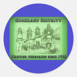 Sticker Rond Terrorisme de combat de sécurité de patrie depui