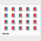 Sticker Rond Tessin (Feuille)
