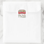 Sticker Rond Test de conduite calme (Sac)