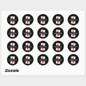Sticker Rond Test de conduite passé (Feuille)