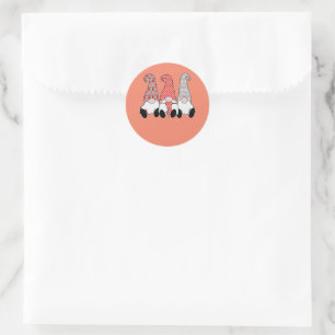 Sticker Rond tester l'autocollant rond classique