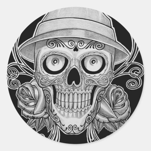 Sticker Rond tête (Devant)