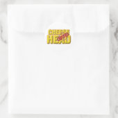 Sticker Rond Tête de fromage certifiée (Sac)