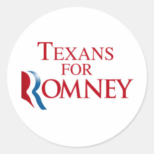 Sticker Rond TEXANS POUR ROMNEY.png