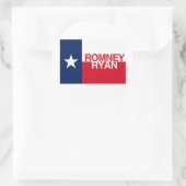 Sticker Rond TEXANS POUR ROMNEY RYAN.png (Sac)
