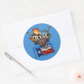 STICKER ROND TEXAS (Enveloppe)
