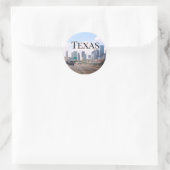 Sticker Rond Texas (Sac)