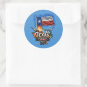 STICKER ROND TEXAS (Sac)