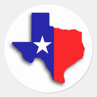 Sticker Rond texas