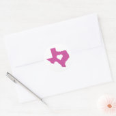 Sticker Rond Texas rose (Enveloppe)