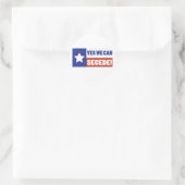 Sticker Rond Texas Secede (Sac)