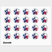 Sticker Rond Texas Star (Feuille)