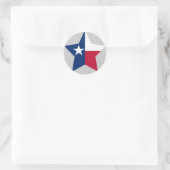 Sticker Rond Texas Star (Sac)