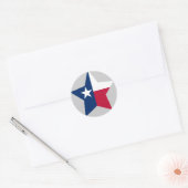 Sticker Rond Texas Star (Enveloppe)