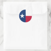 Sticker Rond Texas State Flag USA (Sac)