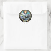 Sticker Rond Texas Sticky Black Gold (Sac)