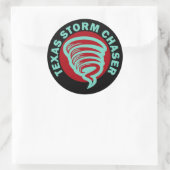 Sticker Rond Texas Storm Chaser (Sac)