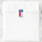 Sticker rond Texas Total Eclipse (Sac)