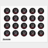 STICKER ROND TEXAS TWISTER (Feuille)
