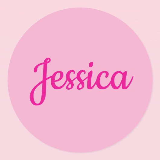 Sticker Rond Texte personnalisable cool