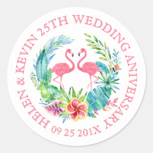 Sticker Rond Texte personnalisé aspect métal doré faux classiqu