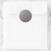 Sticker Rond Texture de carreaux de sol (Sac)