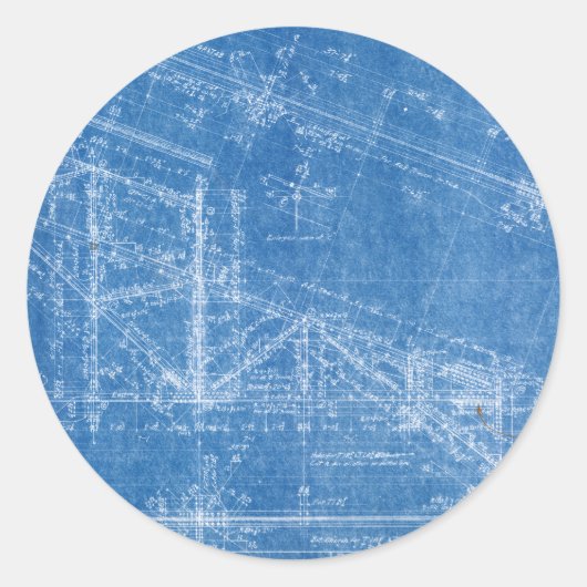 Sticker Rond texture du plan (Devant)
