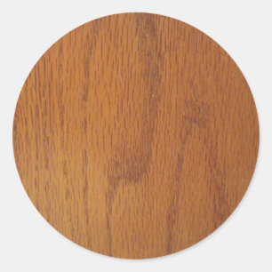 Sticker Rond Texture en bois chaude de grain