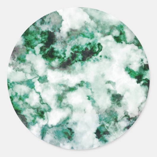 Sticker Rond Texture en quartz marbré (Devant)