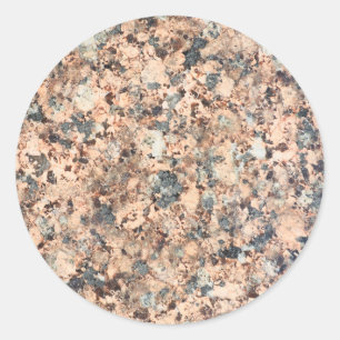 Sticker Rond Texture granite