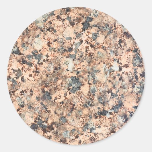 Sticker Rond Texture granite (Devant)