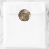 Sticker Rond Textures de vieux Cabines (Sac)