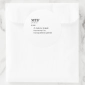 STICKER ROND TFM (Sac)