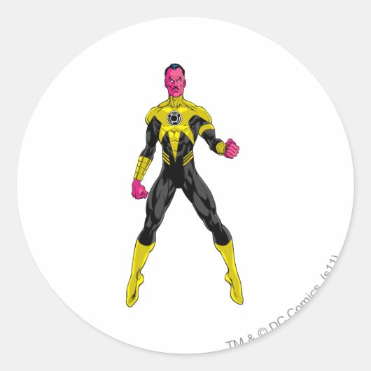Sticker Rond Thaal Sinestro 4 (Devant)