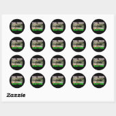 STICKER ROND THAI TANIC SATIVA (Feuille)