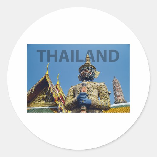 Sticker Rond Thaïlande (Devant)