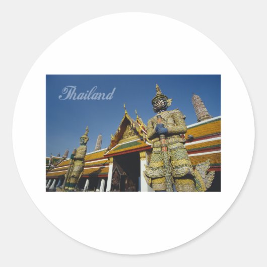 Sticker Rond Thaïlande (Devant)