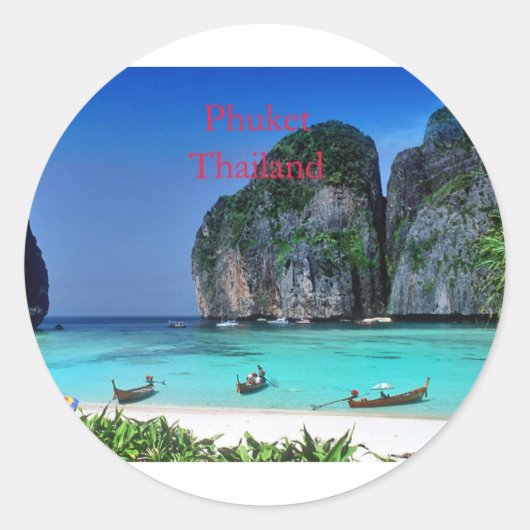 Sticker Rond Thaïlande (Devant)