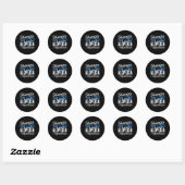 Sticker Rond Than Alopecia (Feuille)