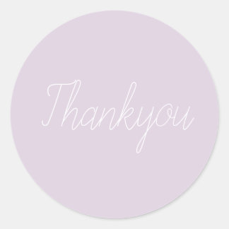 Sticker Rond thank youシール