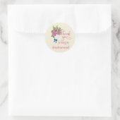 Sticker Rond Thank you bridesmaid (Sac)