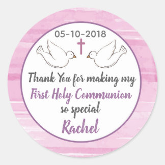 Sticker Rond Thank you for making my First Holy Communion