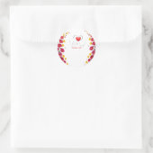 Sticker Rond Thank You Thanks With Thanks Many Thanks (Sac)