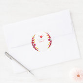 Sticker Rond Thank You Thanks With Thanks Many Thanks (Enveloppe)