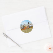 Sticker Rond Thanksgiving Ducks (Enveloppe)