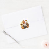 Sticker Rond Thanksgiving Gnome (Enveloppe)